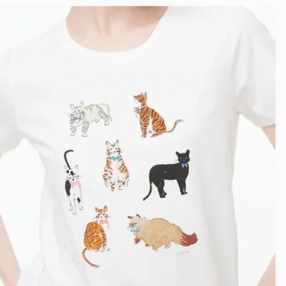 Cat Graphic Kitten Boho Modern Classy Preppy Cute Chic Glam Hipster Tee Shirt - Picture 2 of 4
